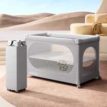 coolbaby cool douding one-click folding crib multifunctional splicable removable portable newborn baby bed