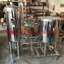 Candle type diatomite filter machine ginkgo red yellow medicine rice beer wine soy sauce vinegar grease impurity purification equipment