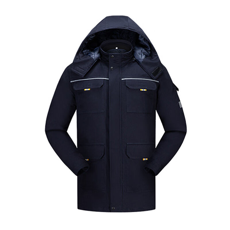 Conscription Tiger down workwear Winter even hat down jacket down anti-chill suit jacket down labor jacket pure cotton plume-Taobao