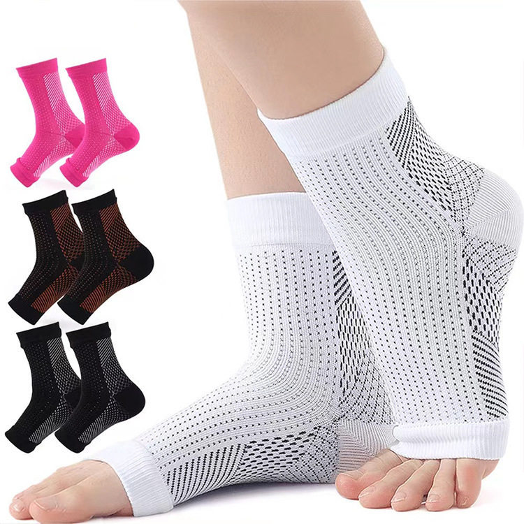 Open-Toe Socks for Ankle Protection, Compression Outdoor Fitness Socks, Sports Protective Open-Toe Compression Sleeves, Compression Socks Open-Toe Socks for Ankle Protection, Compression Outdoor Fitness Socks, Sports Protective Open-Toe Compression Sleeves, Compression Socks