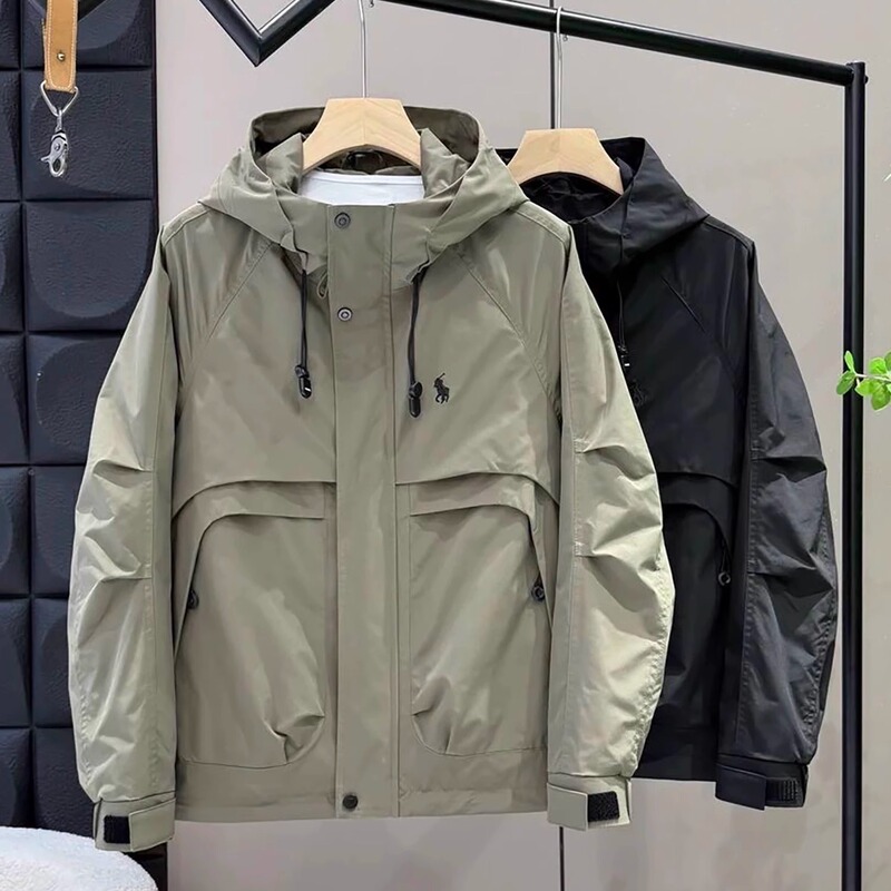 Men's 2026 New Autumn Jacket, Windproof Hooded Jacket, Casual Workwear Jacket for Men