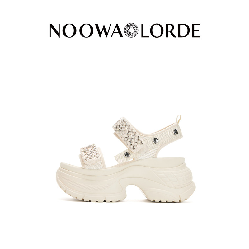 Mesh Thick-Soled Platform Sandals for Women 2026 Summer New Style Height-Increasing Velcro Open-Toe Versatile Sandals Nw611638 Mesh Thick-Soled Platform Sandals for Women 2026 Summer New Style Height-Increasing Velcro Open-Toe Versatile Sandals Nw611638