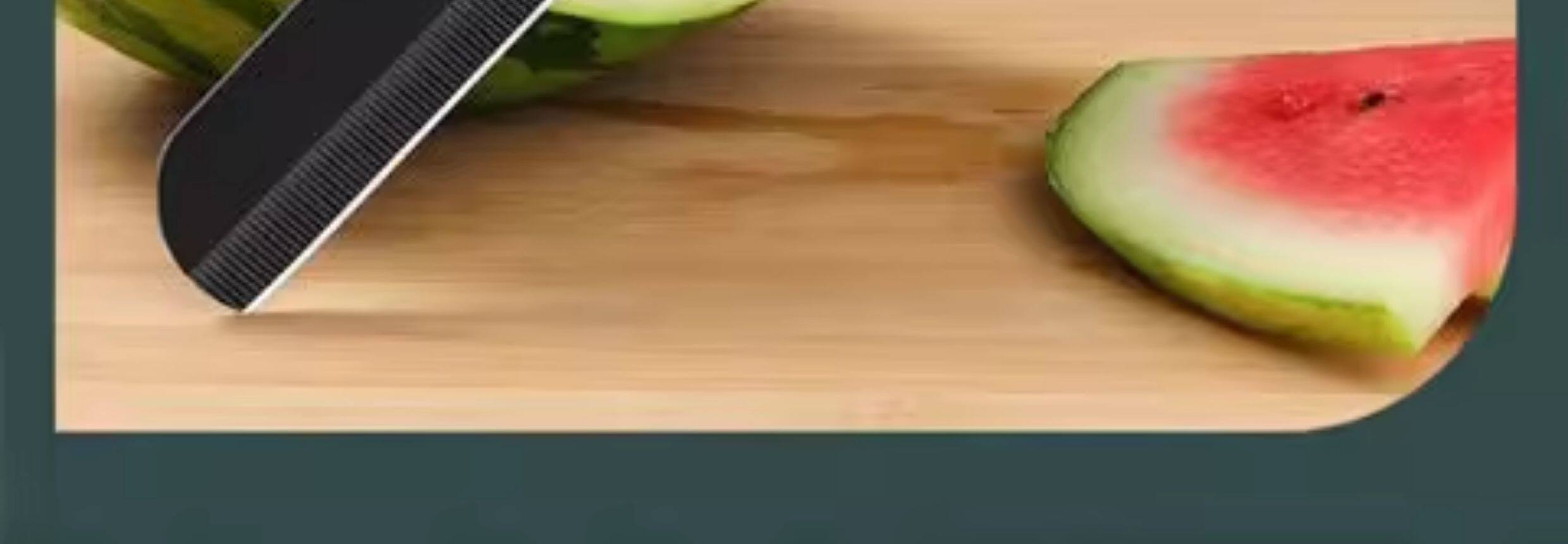 Комната с несколькими кроватями безопасность Фруктовый нож нержавеющей стали арбуз нож домой вода высокого сорта Фруктовый нож бизнес Острый нож для резки дыни зеленый , черный серый цвет 