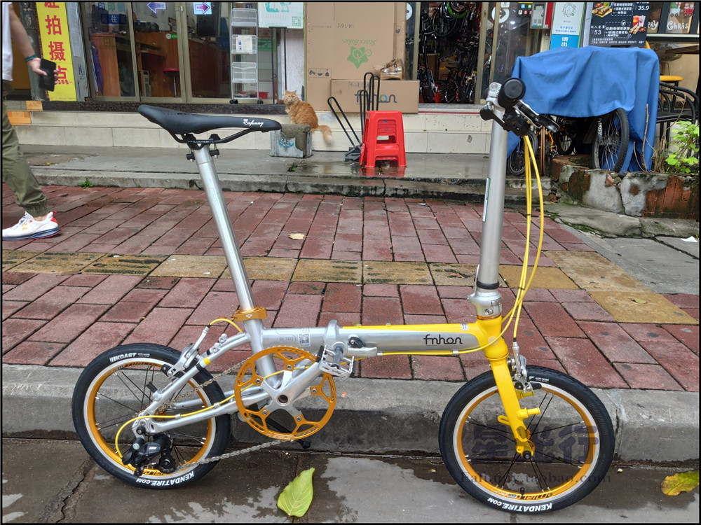 Guangzhou Fengxing Monopoly Fnhon Fengxing Ka1416 Aluminum Alloy 14 Inch Folding Bicycle K3 Ultra Light portable