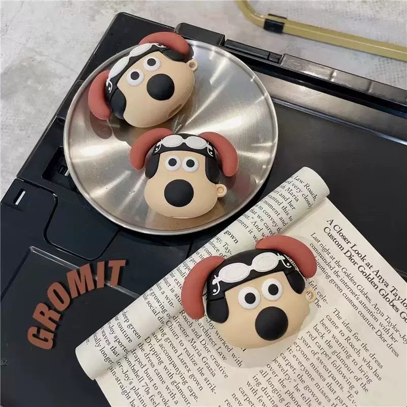 Кейс для наушников 3D мультфильм головы для Air Pods Pro 1 2 3, мягкий