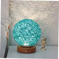 Круглая деревянная батарея 1600 мАч. Бесплановое освещение 1500 мАч (Tianlan)