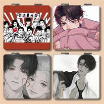 New Misyou NC188 boy group novel peripheral Shao Qunshui Qiancheng student handheld makeup mirror small carry-on
