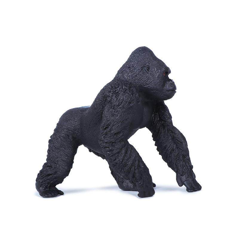 New Cross-Border Hot-Selling Realistic Wild Animal Silverback Gorilla Monkey Model Static Children's Living Room Toy Display