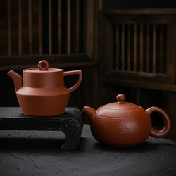 Zhuni coarse pottery Kungfu teapot handmade teapot original mineral purple sand tea set household ball hole Xishi teapot single pot