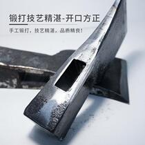 Orbital steel forged moon ax manufacturer wood cutting wood cutting mountain middle blade off-edge large ax