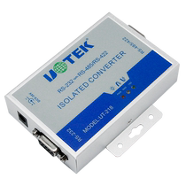 Utai UTEK UT-218 industrial grade photoelectric isolation RS232 turn RS485 422 converter to strengthen lightning protection type RS422 485 to serial port 232 newsletter