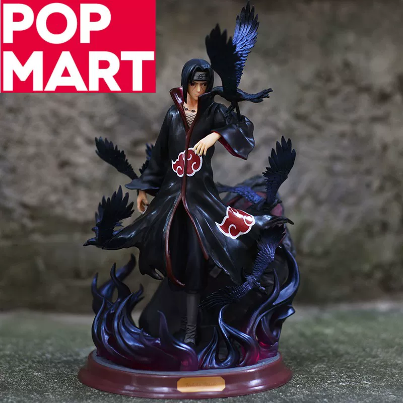 Bubble Mart Popmart Naruto Xiao Xiao Organization Uchiha Itachi GK Crowstone Statue Anime Hand