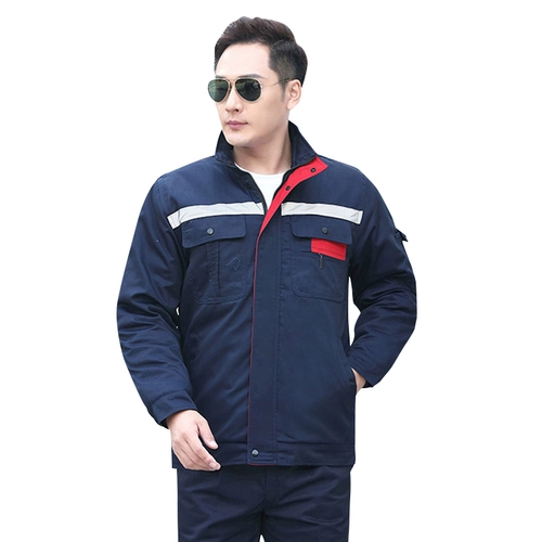 Зимняя утепленная удерживающая тепло куртка для работы, съемный пуховик