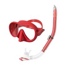 Breathing glue tube diving style silicone new set suction swimming goggles swimming equipment and floating supplies