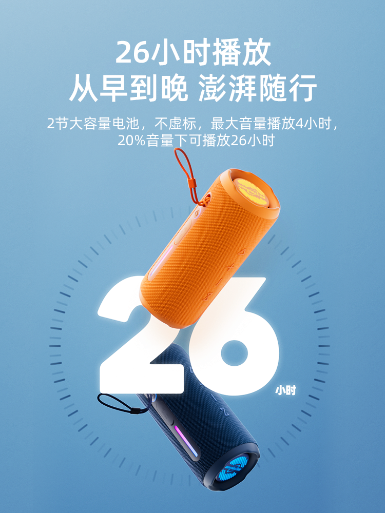 Wanyinba 2025 New Bluetooth Audio Subwoofer Outdoor Portable Car Audio High-Quality Speaker