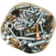 screws flange ປະສົມກັບແກ່ນ pad, ການສ້ອມແປງລົດຈັກແລະການເກັບກໍາຊິ້ນສ່ວນລົດໃຫຍ່, bolts hexagonal, 8.8 grade galvanized 6