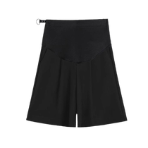 Maternity shorts summer thin outer wear early pregnancy loose casual small summer suit wide leg mid-length pants