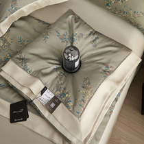 High-end 80-count Lyocell Tencel air-conditioning quilt set of four machine washable summer cooling quilt ice-smooth and cool-feeling thin quilt