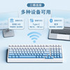 Ruiyi F99Pro Mechanical Keyboard Wireless Three-Mode 98-Key Layout Bluetooth Office E-Sports Gaming Keyboard Red Switch Brown Switch