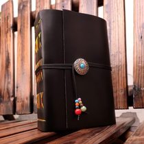 Branded European cowhide diy thread-mounted retro adhesive photo album Romantic handmade Chinese Valentines Day gift creative album