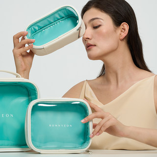 Langyan Transparent Cosmetic Bag for Women, Large Capacity, Portable, New Small Size, Professional Storage for Toiletries, Business Trips, Travel Tmsn