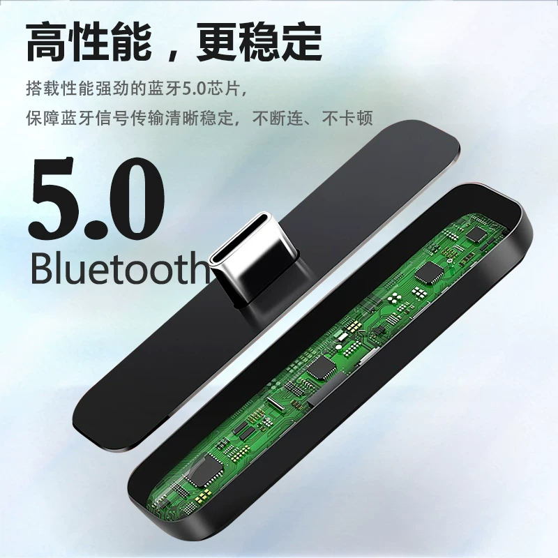 Gulikit Grains PS5/PS4/SwitchLite Bluetooth Audio Transmitter/Receiver/Adapter to USB Computer PC Low Latency Black Myth Wukong HIFI Sound Quality Dual Headphones NS