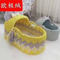 Baby basket portable safe car-mounted flat-laying bed and sleeping basket for newborns out of hospital