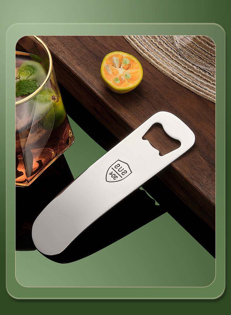 Консервный нож 不锈钢啤酒开瓶器餐馆起瓶器啤酒起子开盖器开启器定 制logo广告