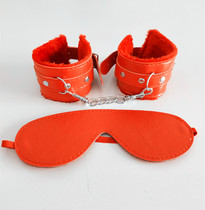 Sex toy binding bondage plush eye mask handcuff set of interest