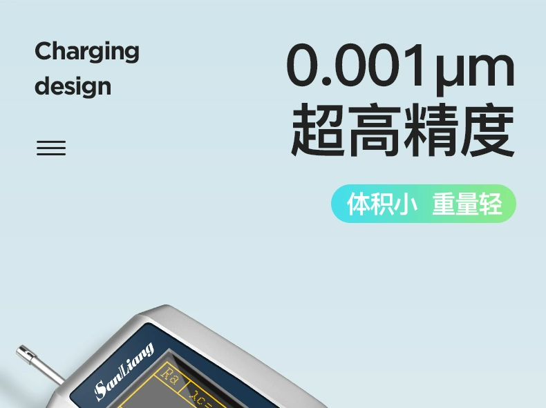 Dụng cụ đo độ nhám bề mặt cầm tay có độ chính xác cao ba số lượng của Nhật Bản Máy dò độ mịn RS-210 tiện lợi