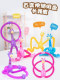 Popular popular educational decompression suction cup, ever-changing telescopic giraffe luminous parent-child interactive children's baby toy