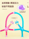 Popular popular educational decompression suction cup, ever-changing telescopic giraffe luminous parent-child interactive children's baby toy