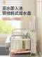 Kitchen dish storage rack household storage rack multifunctional dishware storage box with dish rack drain basket