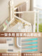 Rotating multi-rod towel rack bathroom punch-free towel storage rack wall-mounted bathroom corner towel hanging rod