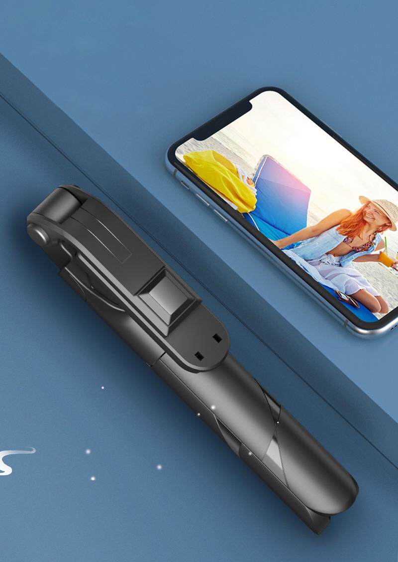 Штуцер трубы bluetoothselfiestickmobilephoneholdertripodadjustable