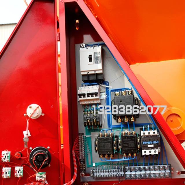 JS500/750/1000/1500 Forced concrete mixer mixing station double-sided shaft automatic construction site lying