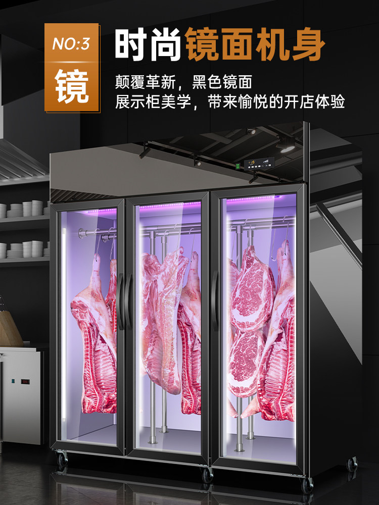 Haopu Lijia Hanging Meat Cabinet Fresh Meat Refrigeration Freezer Preservation Maturation Cabinet Cold Fresh Meat Defrosting Display Cabinet