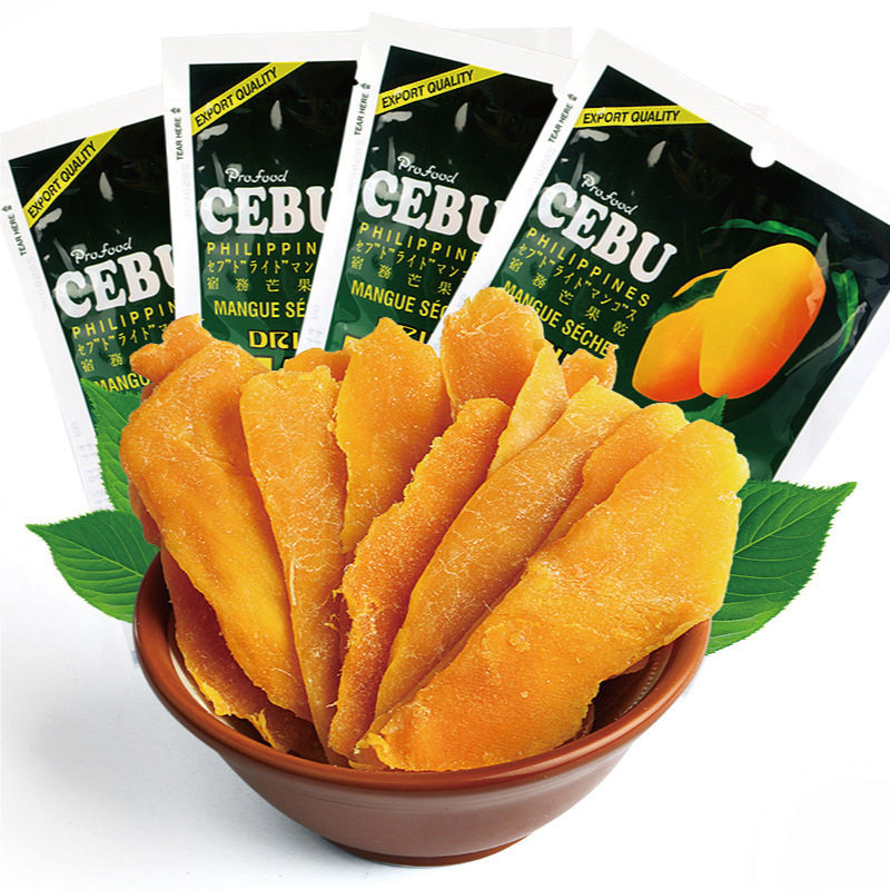 Cebu Philippine Specialty Cebu Mango Dried Fruit 100g Preserved Fruit Internet Celebrity Sweet and Sour Snacks