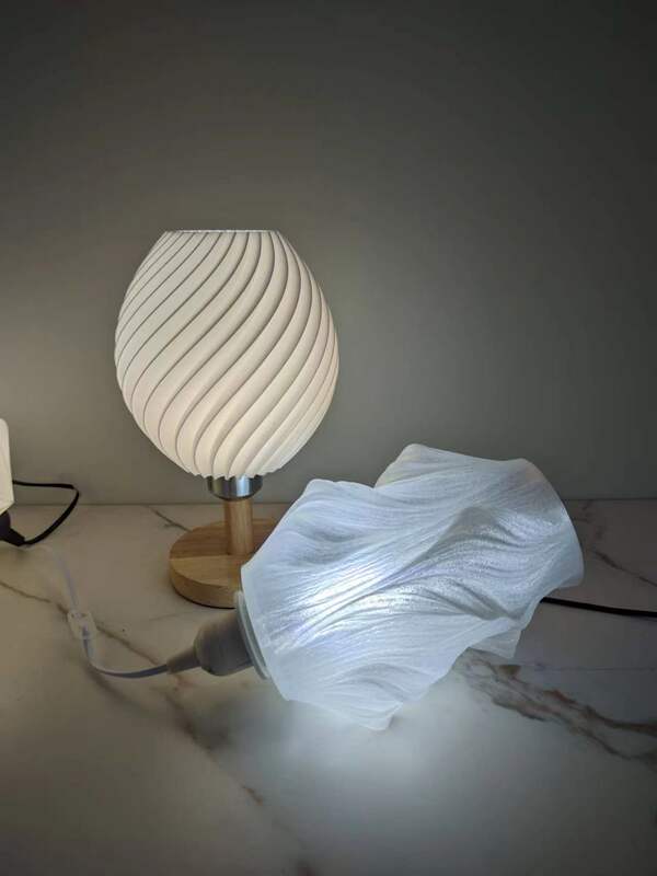 Simple Line Lampshade E27 Screw Socket DIY Replacement Lighting Accessories Bedroom Bedside Pendant Lamp Shell Homestay Minimalist Style