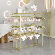 内衣展示架文胸店陈列架商场盒装内裤中岛架双面丝袜子货架可厂家