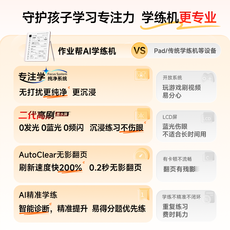 [88Vip Instant Discount of 200, Price Difference Refund if You Buy It at a Higher Price]Zuoyebang S50 Learning Tablet with High Refresh Rate, Eye-Protecting E-Ink Screen, No Trailing Shadow, Suitable for Elementary, Middle, and High School Students, Universal Tablet for English Tutoring and Learning