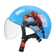 Spider-Man childrens helmet boy 3C certified national standard half armor full armor universal electric car safety hat