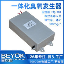 Baiyuekang FQ-301 tubular corona discharge 300-1000mg h integrated ozone generator ozone pump
