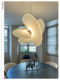 Levante French Restaurant Chandelier Italian-Style Living Room Study Island Art Designer Moon New Lighting Fixtures