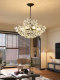 Black Crystal Chandelier, American Retro Style, Master Bedroom Glass Lamp, French Romantic Dining Room Lamp, 2026 New Model Lighting Fixture