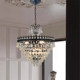 French crystal chandelier American retro master bedroom lamp black light luxury romantic restaurant lamp high-end palace lamps