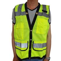 Reflective vest vest engineering construction reflective vest sanitation safety vest cycling reflective vest printed LOGO