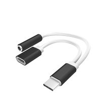 Suitable for Huawei Xiaomi Apple iPhone15 headphone adapter tpyec mobile phone converter charging listening to music two-in-one splitter head one for two 3 5mm charging audio nova9 transfer