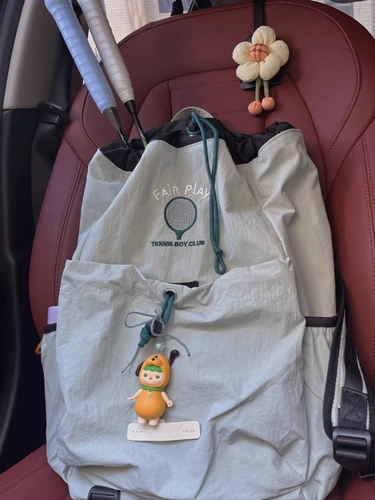 Вместительный и большой рюкзак для бадминтона для отдыха для путешествий, на шнурках, подходит для студента