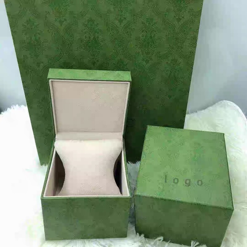 Gucci Watch Box, Cool Watch Box, White and Green Storage Box, Quartz Watch, Mechanical Watch Packaging Box, Chi Jia Watch Box, Matching Accessories